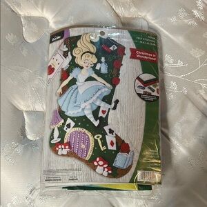 Bucilla Wonderland Christmas Stocking Kit